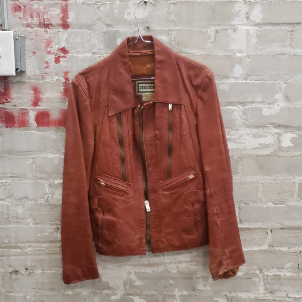 Vintage Chess King ladies Jacket size 40 LQQK